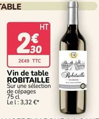 Vin de table ROBITAILLE