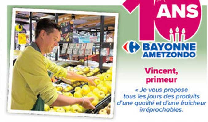 Vincent, primeur