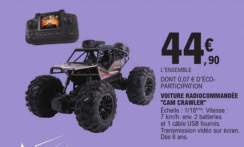 VOITURE RADIOCOMMANDÉE "CAM CRAWLER"
