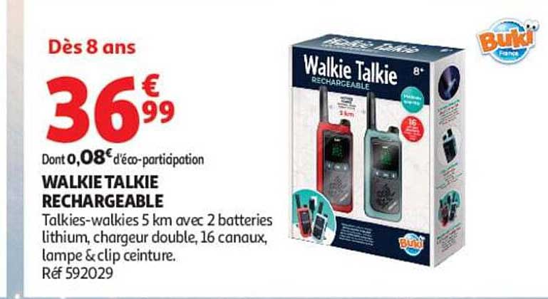 WALKIE TALKIE RECHARGEABLE