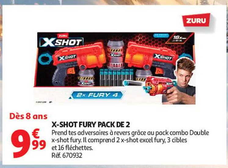 X-SHOT FURY PACK DE 2