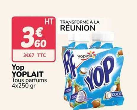 Yop YOPLAIT Tous parfums 4x250 gr