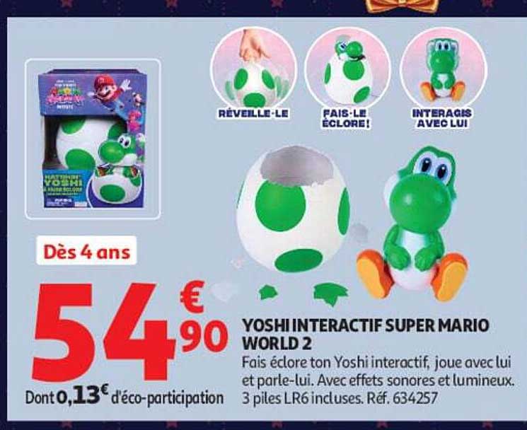 YOSHI INTERACTIF SUPER MARIO WORLD 2