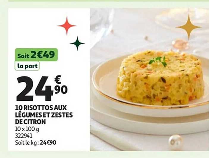 10 RISOTTOS AUX LÉGUMES ET ZESTES DE CITRON