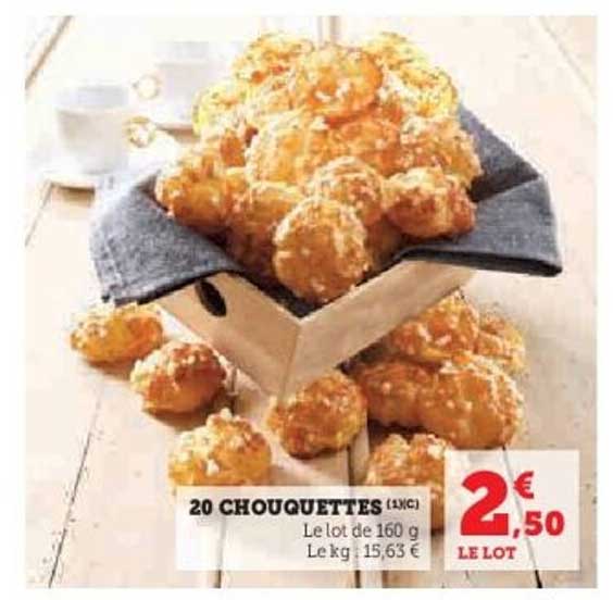 20 CHOUQUETTES