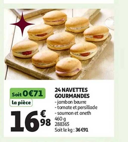 24 NAVETTES GOURMANDES