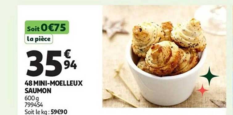 48 MINI-MOELLEUX SAUMON