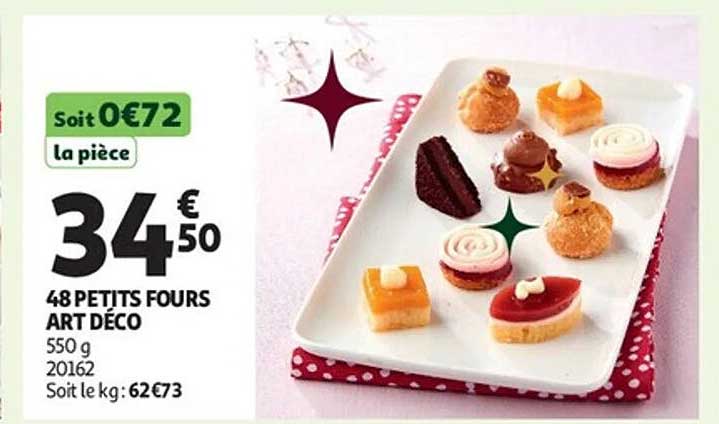 48 PETITS FOURS ART DÉCO