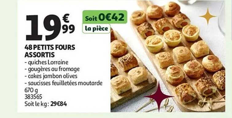 48 PETITS FOURS ASSORTIS