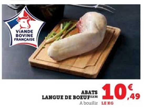 ABATS LANGUE DE BOEUF