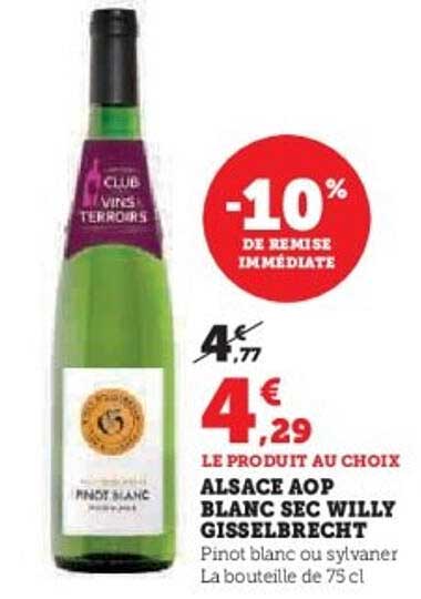 ALSACE AOP BLANC SEC WILLY GISSELBRECHT