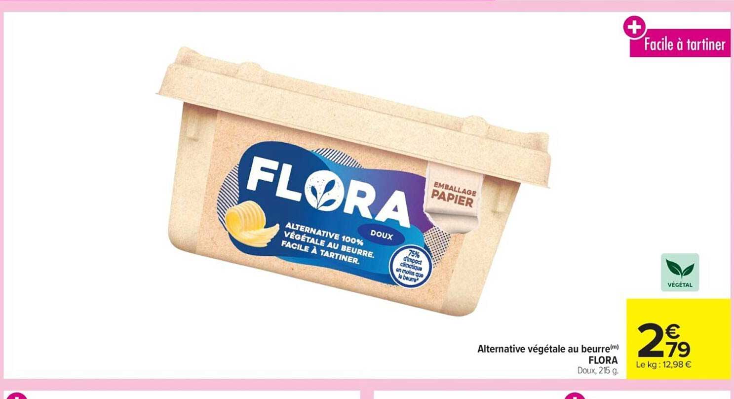 Alternative végétale au beurre(m) FLORA