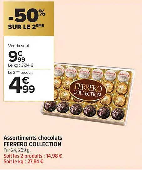 Assortiments chocolats FERRERO COLLECTION