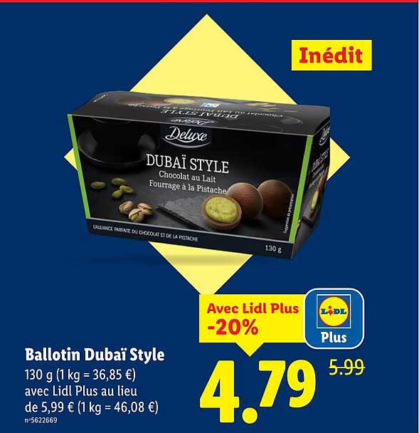 Ballotin Dubäi Style