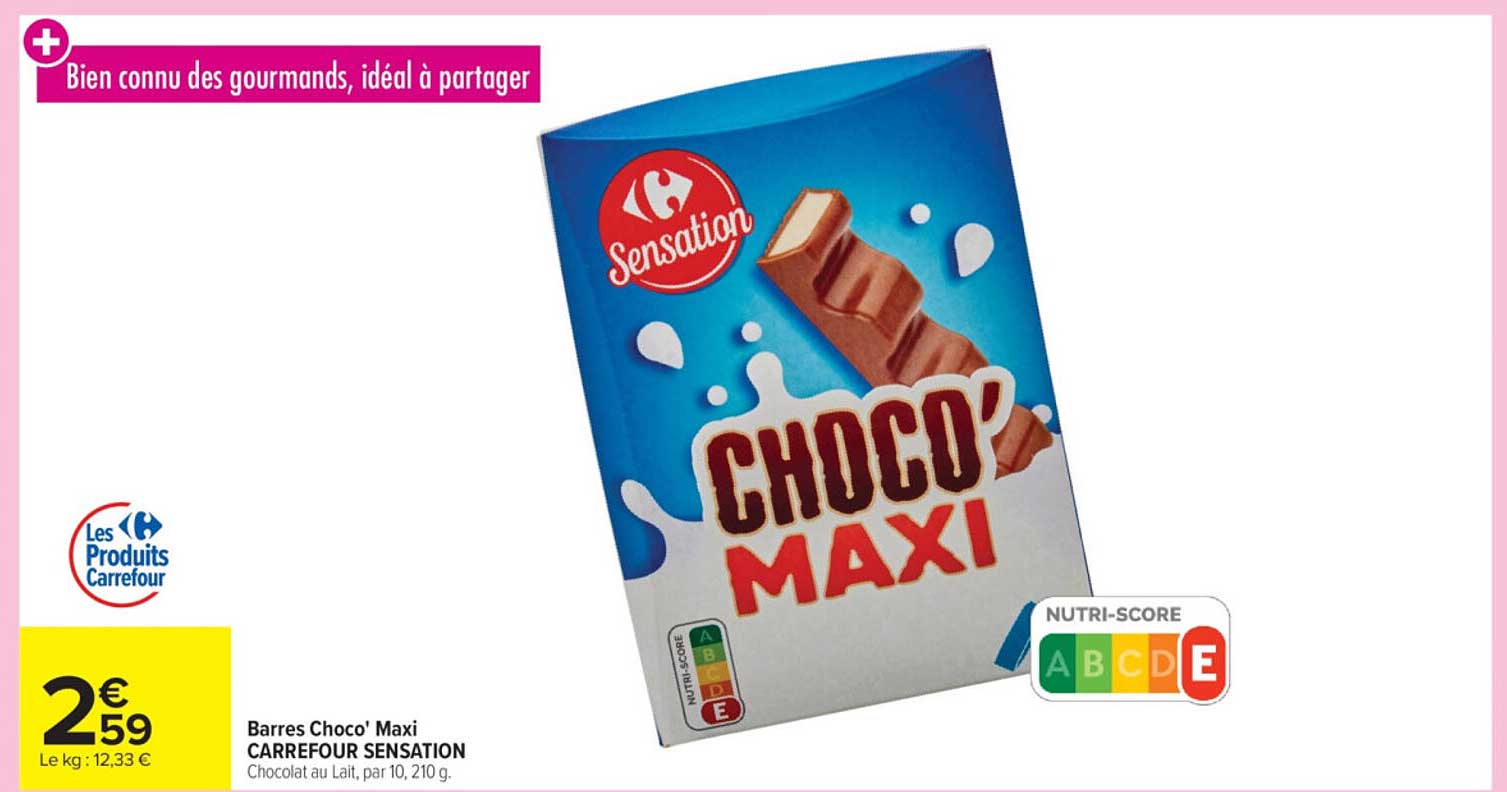 Barres Choco' Maxi