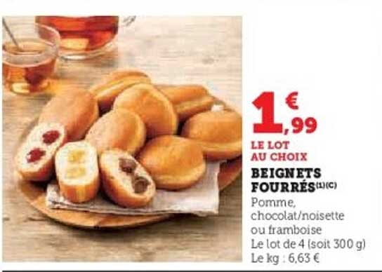 BEIGNETS FOURRÉS