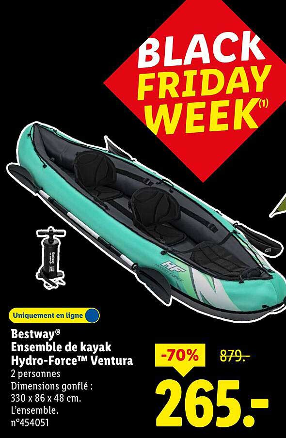 Bestway® Ensemble de kayak Hydro-Force™ Ventura
