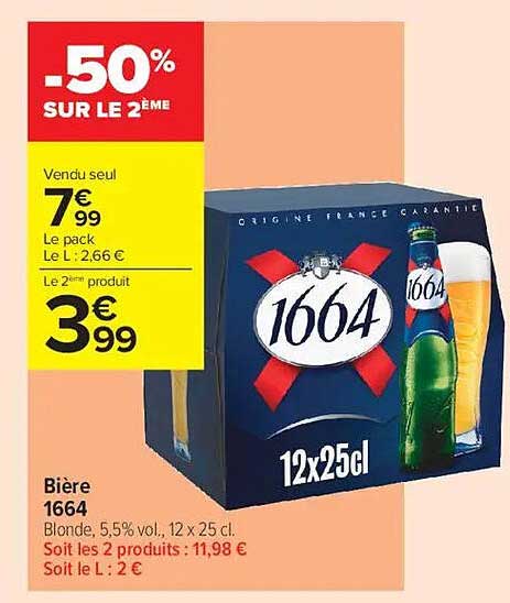 Bière 1664