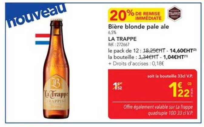 Bière blonde pale ale 6,5%