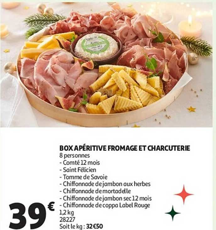 BOX APÉRITIVE FROMAGE ET CHARCUTERIE