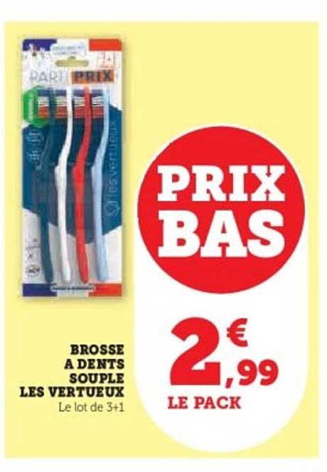 BROSSE A DENTS SOUPLE LES VERTUEUX
