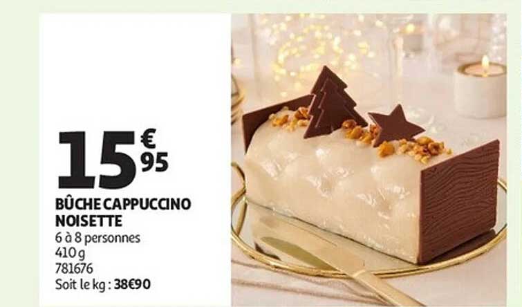 BÛCHE CAPPUCCINO NOISETTE