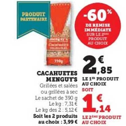 Cacahuètes Menguy's
