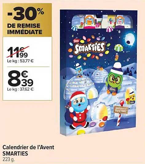 Calendrier de l’Avent SMARTIES