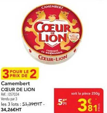 Camembert CŒUR DE LION