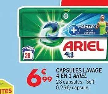 CAPSULES LAVAGE 4 EN 1 ARIEL