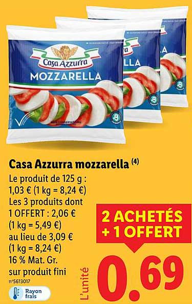 Casa Azzurra mozzarella