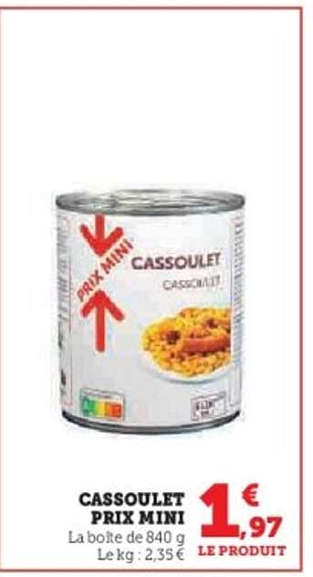 CASSOULET PRIX MINI