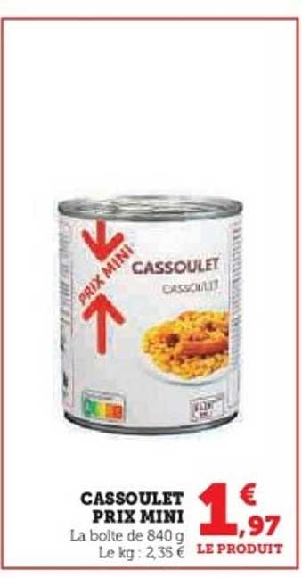 CASSOULET PRIX MINI