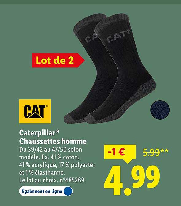 Caterpillar® Chaussettes homme