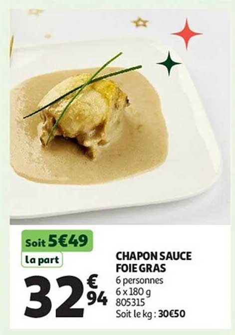 CHAPON SAUCE FOIE GRAS