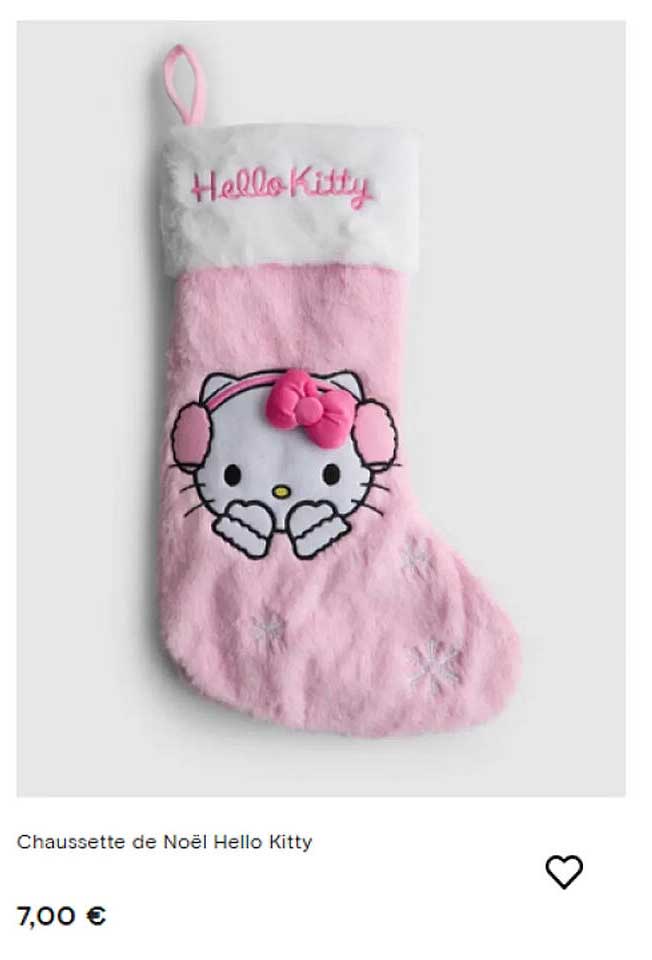 Chaussette de Noël Hello Kitty