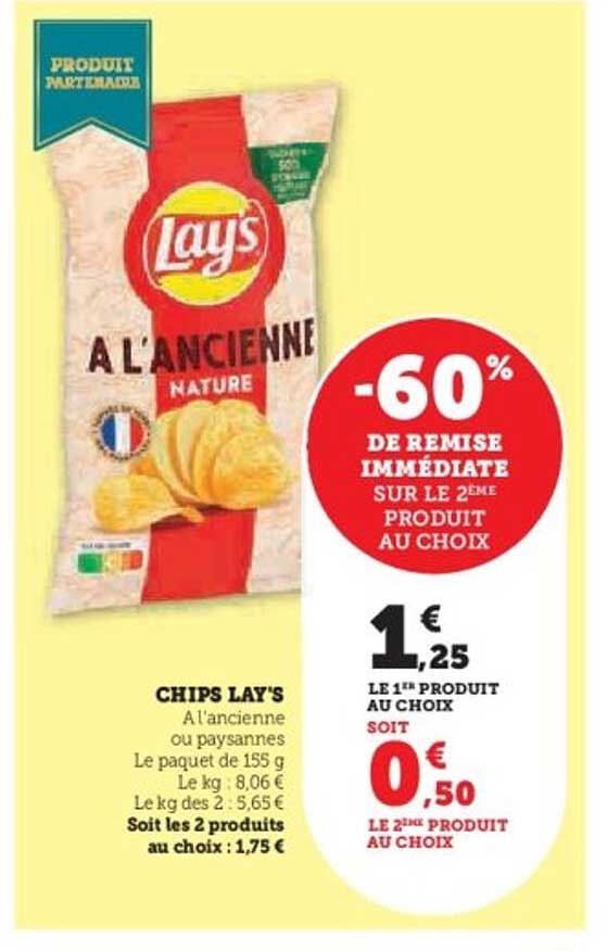 CHIPS LAY'S A l'ancienne