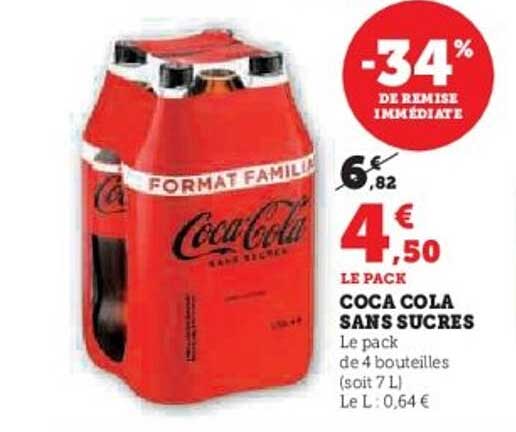 COCA COLA SANS SUCRES