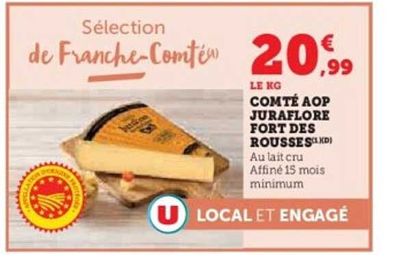 COMTÉ AOP JURAFLORE FORT DES ROUSSES