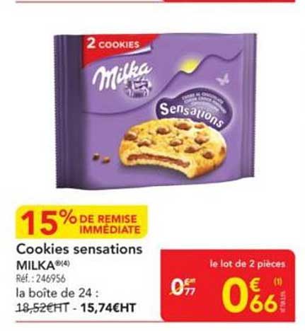 Cookies sensations MILKA