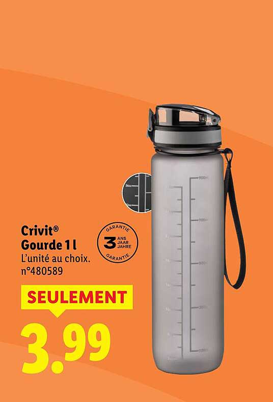 Crivit® Gourde 1 l