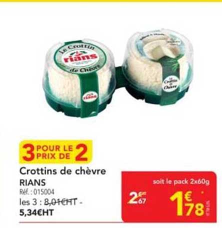 Crottins de chèvre RIANS
