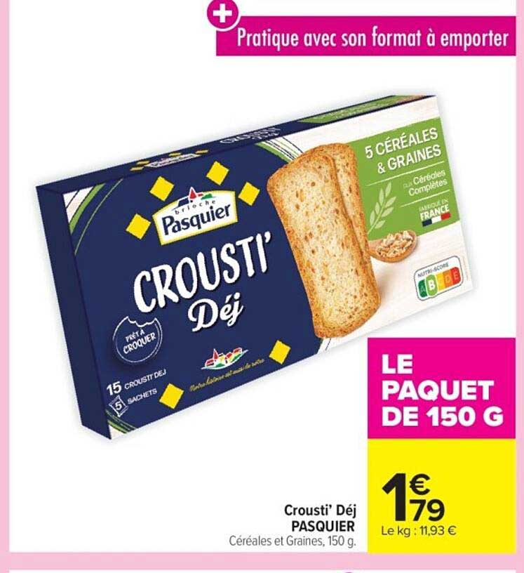 Crousti' Déj PASQUIER