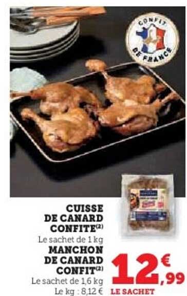 CUISSE DE CANARD CONFITE