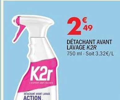 DÉTACHANT AVANT LAVAGE K2R