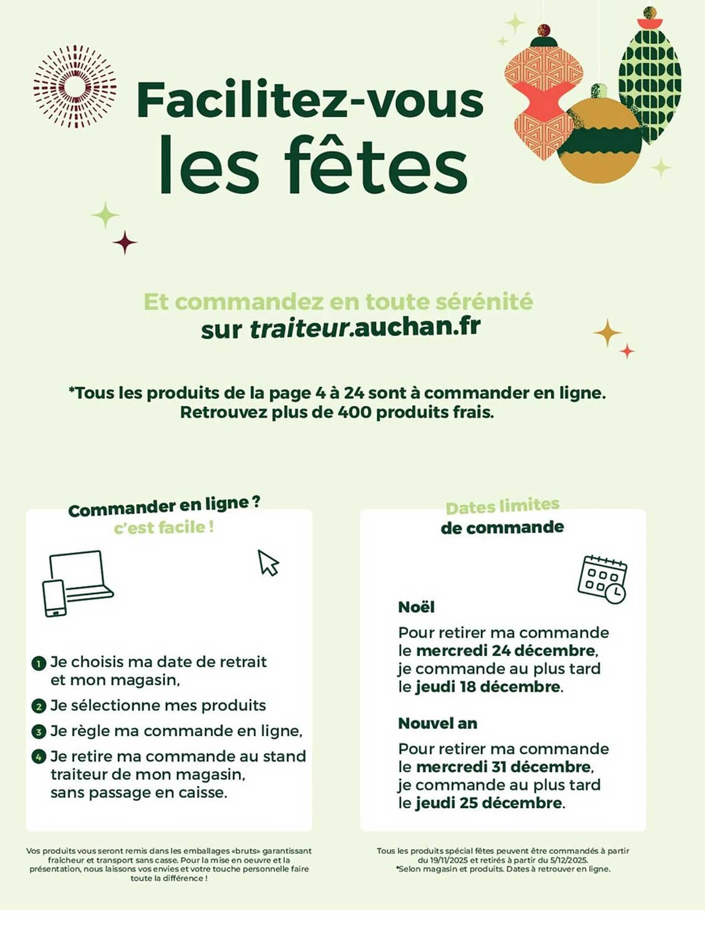 Facilitez-vous les fêtes