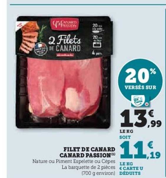 FILET DE CANARD CANARD PASSION