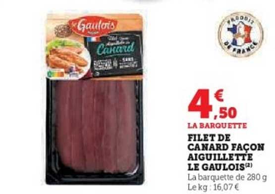 FILET DE CANARD FAÇON AIGUILLETTE LE GAULOIS