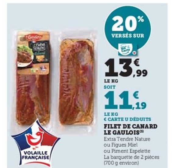 FILET DE CANARD LE GAULOIS