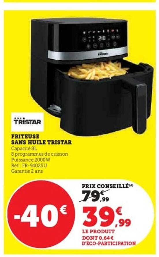 FRITEUSE SANS HUILE TRISTAR